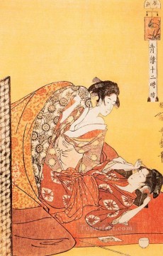  drag Pintura - la hora del dragón 1 Kitagawa Utamaro Ukiyo e Bijin ga
